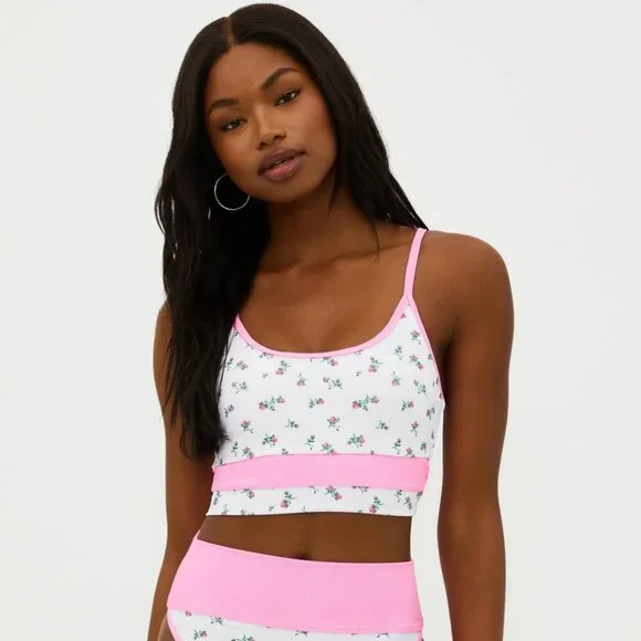 Beach Riot Eva Top – Peony Blossom Colorblock, Size XL - Picture 2 of 4